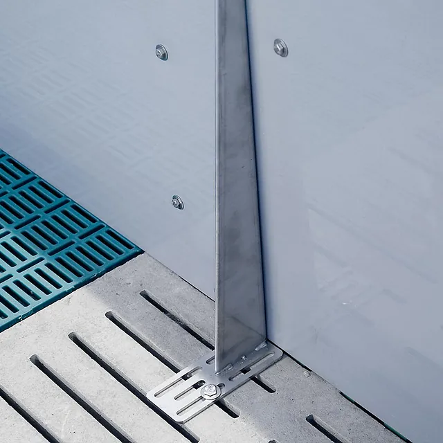 Verstärkte VA Fußplatten in 5 mm