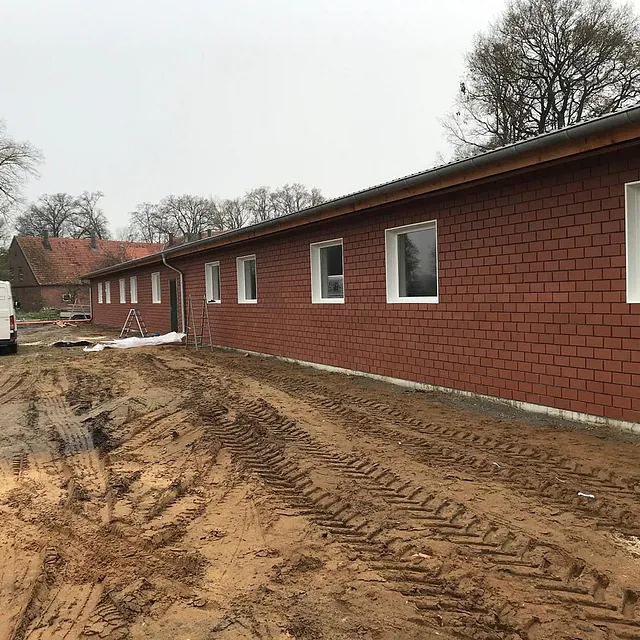 Neubau eines Maststalls